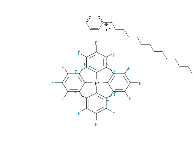 Phenyl(tetradecyl)azanium;Tetrakis(pentafluorophenyl)borate